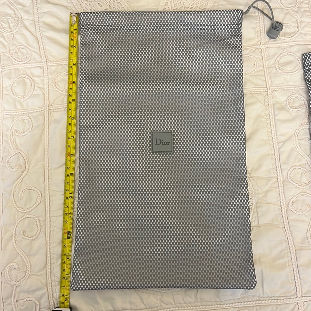 Dior dust cover shoe bags